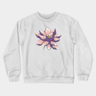 Violet Lotus Crewneck Sweatshirt